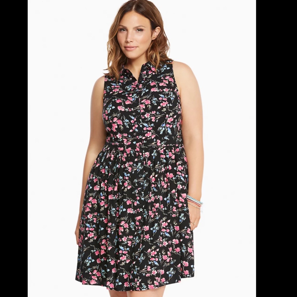 Torrid floral button-up*